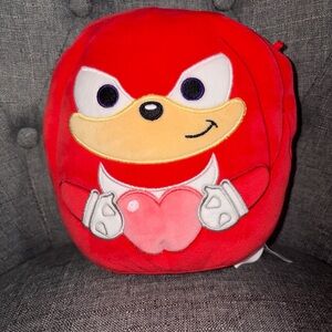 Sonic the Hedgehog Knuckles Red Plush Toy Valentine’s Edition